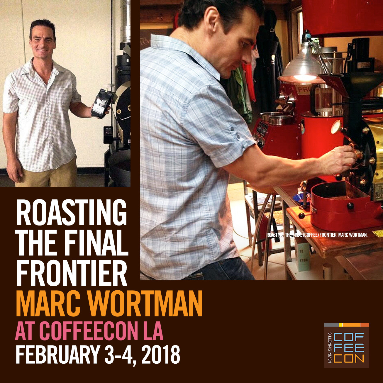 Home Roasting with Marc Wortman at CoffeeConLA 2018