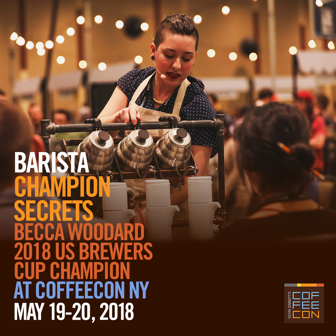 Barista Champion Secrets with Becca Woodard at CoffeeConNY